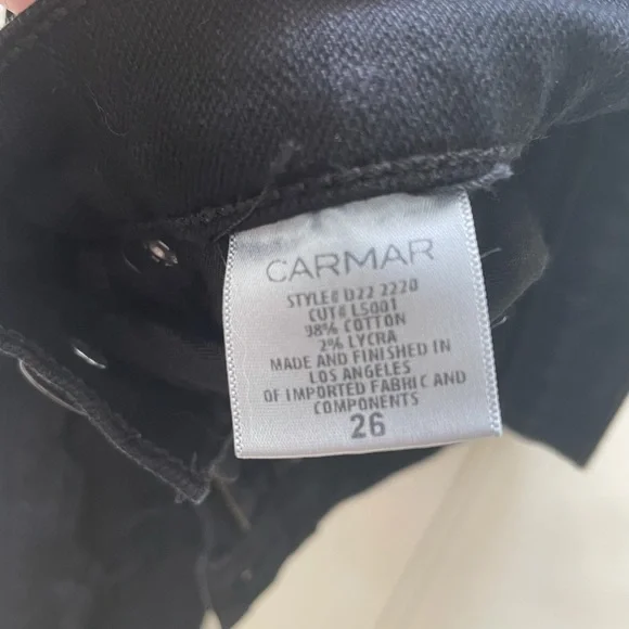 CARMAR black jeans - Picture 3 of 4